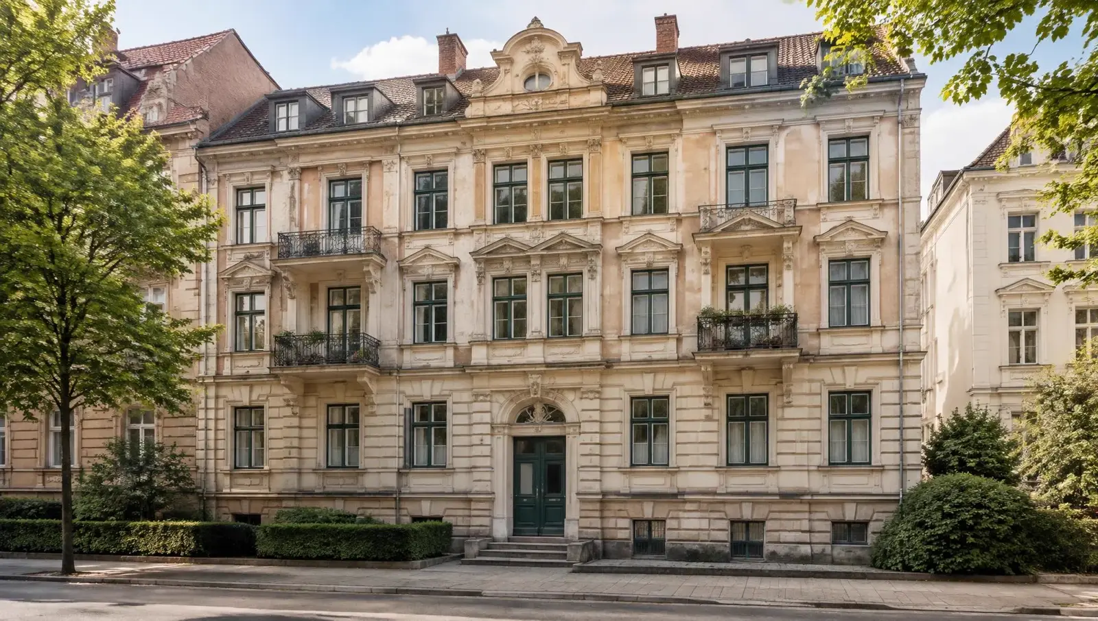 Älteres Mehrfamilienhaus mit Modernisierungsbedarf